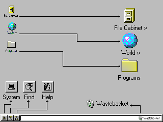 Windows 95 UI prototype